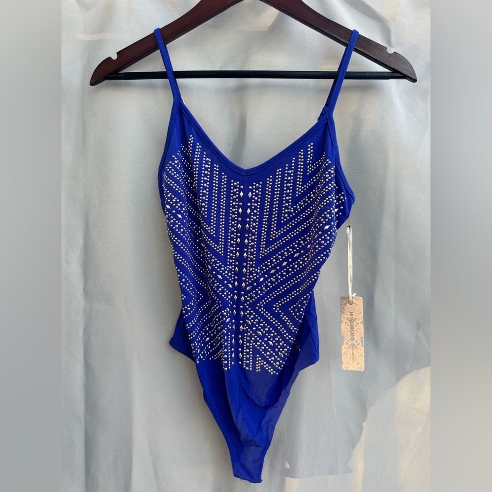 NWT Royal Blue Bodysuit Size Small